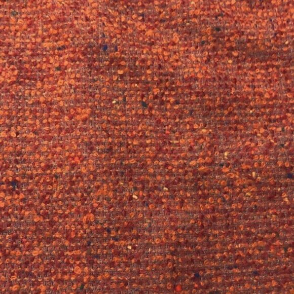 𝅺piazza Sempione Rust Color Wool / Alpaca Blend Pencil Skirt - Picture 4 of 6